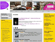 Tablet Screenshot of cc-nozay-bibliotheques.fr